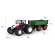 Traktor Czerwony R/C Z Zieloną Naczepą 6645B